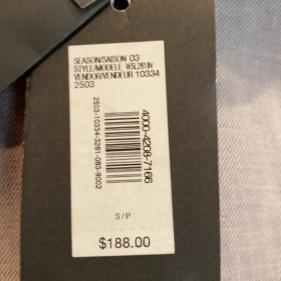 NWT Armani Exchange Linen Two-tone Jacket - Picture 5 of 5